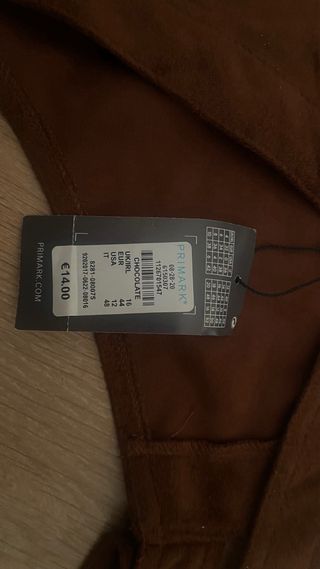 Vestido Peto Marrón Talla 44