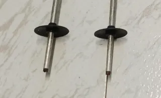 Bastones de esquí 110cm, 9€ los 2.