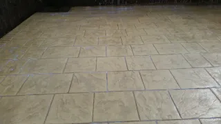 Pavimento impreso imitación madera