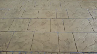 Pavimento impreso imitación madera