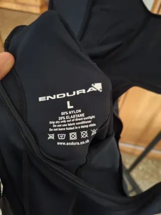 Culotte Ciclismo Hombre Endura Negro
