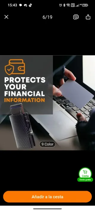 Portafoglio Baellerry RFID Nero da Uomo