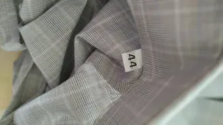 Camicia donna grigia a quadri