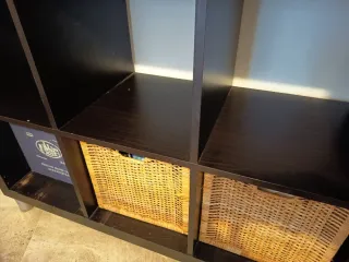 Estantería Ikea Negra/Marrón