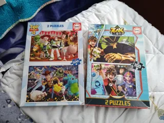 2 Puzzles Educa Toy Story 4 y Zak Storm