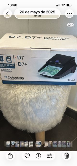 Detector de billetes Detectalia D7 D7+