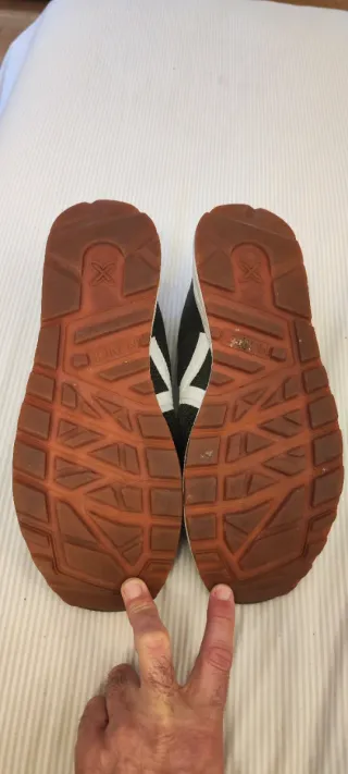 Zapatillas Munich Verdes kaki y Blancas