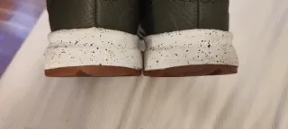 Zapatillas Munich Verdes kaki y Blancas