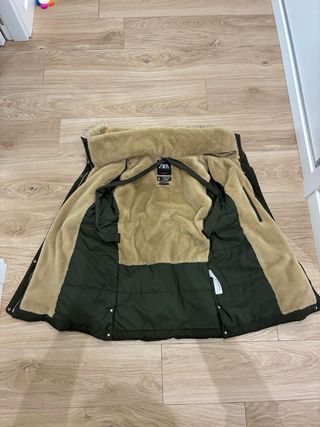 Abrigo parka invierno verde