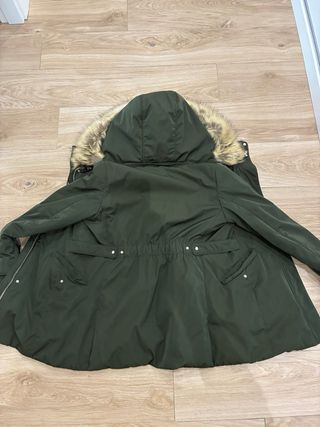 Abrigo parka invierno verde