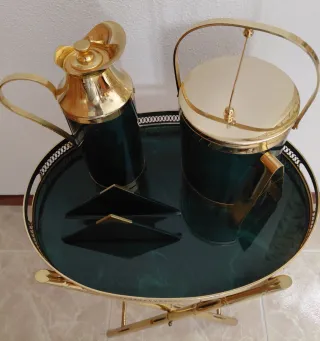 Mesa Auxiliar Vintage metal otros.