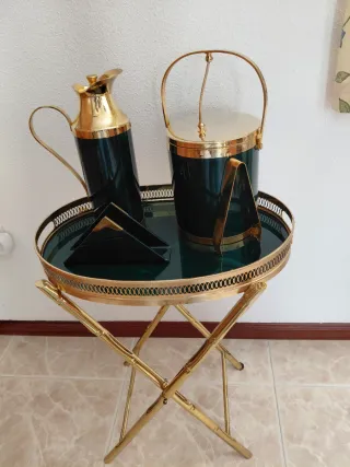 Mesa Auxiliar Vintage metal otros.