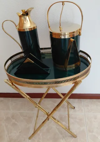 Mesa Auxiliar Vintage metal otros.