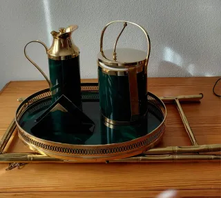 Mesa Auxiliar Vintage metal otros.