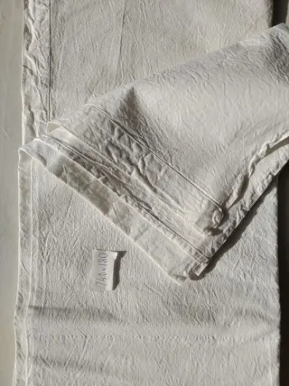 Sabana lino telar antigua 180x225