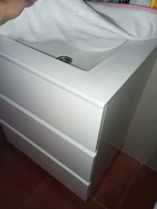 Mueble 3 cajones Pronor blanco