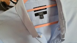 Camisa Kirkland Custom Fit Azul Talla XL