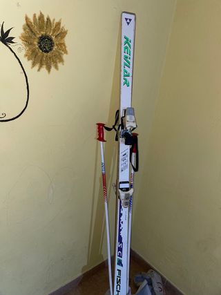 Esquís Fischer Elan Salomon buen estado