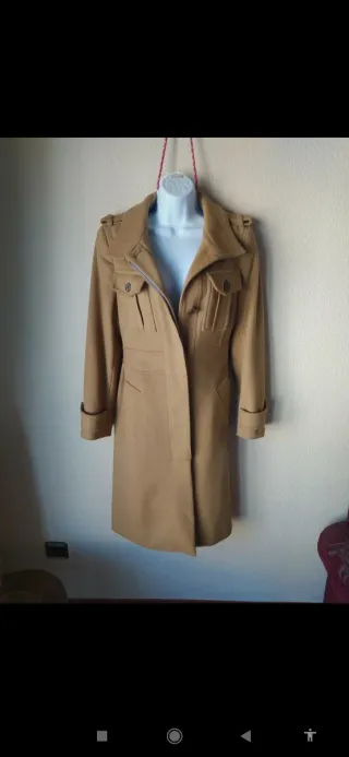 Abrigo largo Carolina Herrera Beige