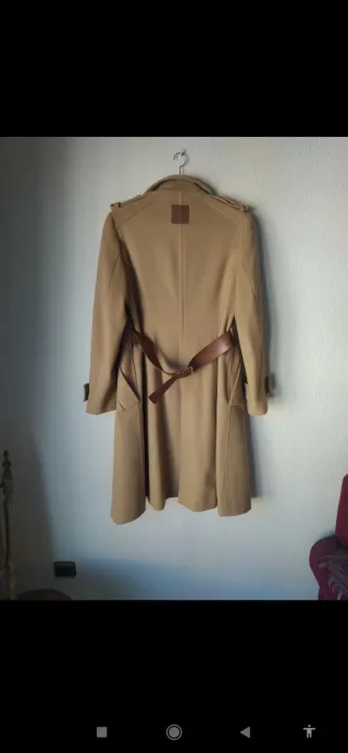 Abrigo largo Carolina Herrera Beige