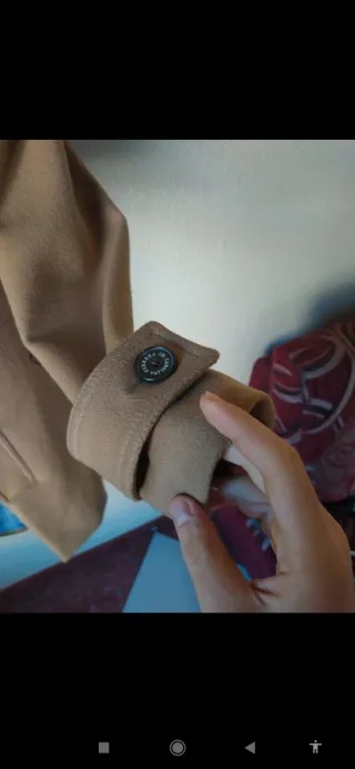 Abrigo largo Carolina Herrera Beige