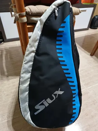 Paletero Siux Padel pádel Negro y Azul