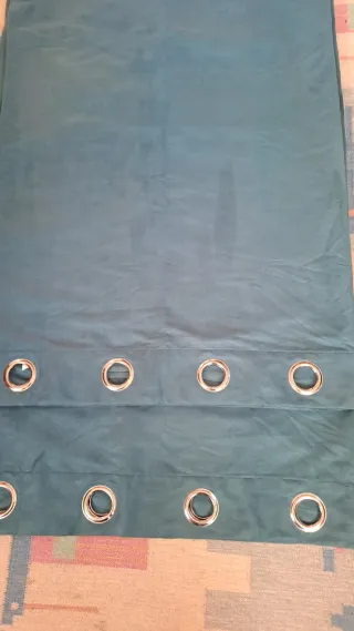 2 Tende Oscuranti Anelli 140x280, velluto/alcantar