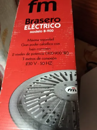Brasero Eléctrico FM Modelo B-900