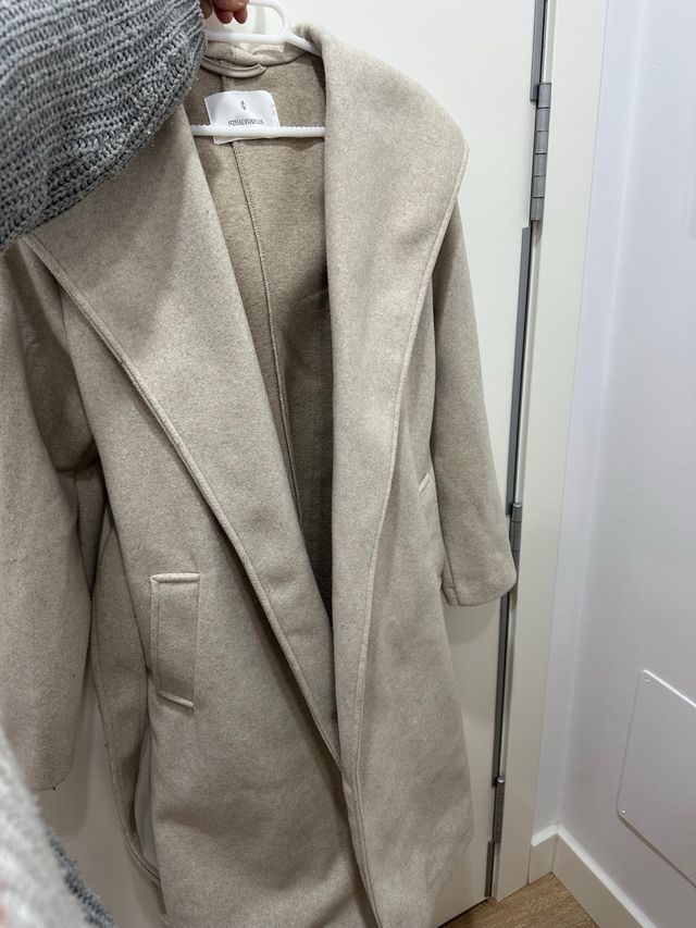 Chaqueta Beige/Gris Talla Única S