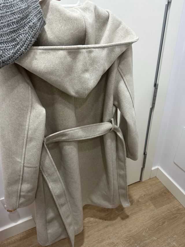 Chaqueta Beige/Gris Talla Única S