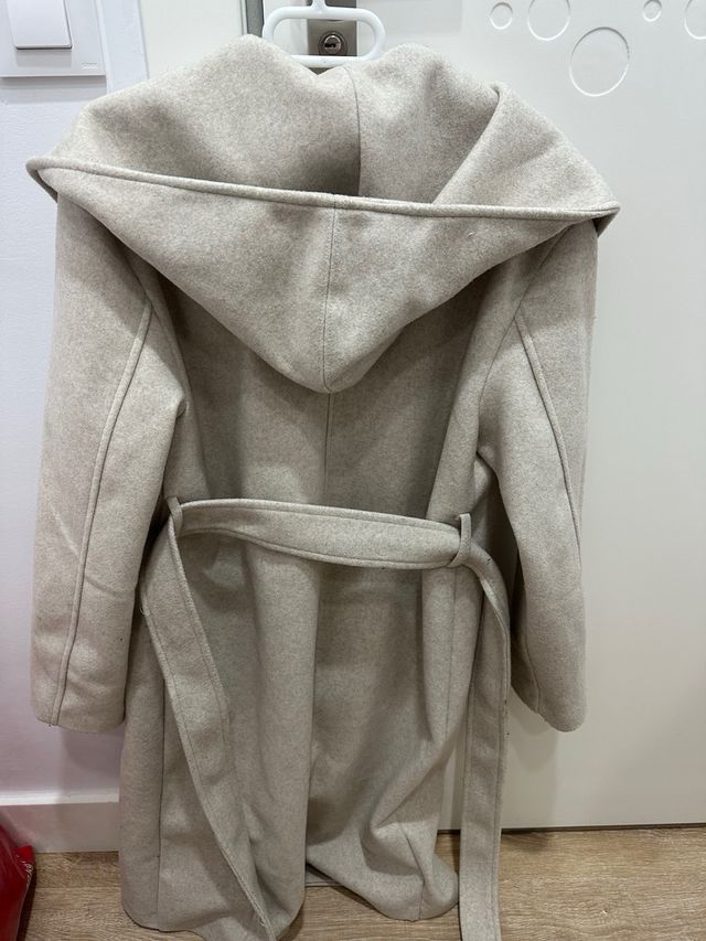 Chaqueta Beige/Gris Talla Única S