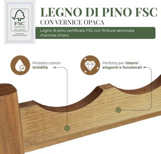 Cantinetta Vino Legno FSC HOMINGROVE