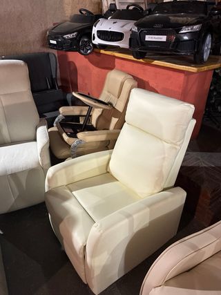 Sillón levanta personas piel sintética