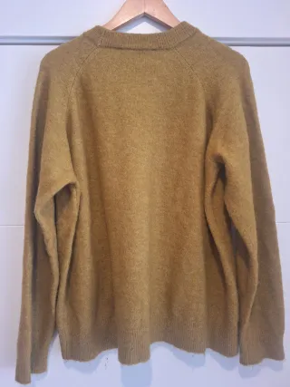 Jersey Zara Punto Liso Verde