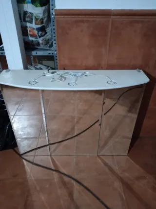 Armario baño alto con espejos