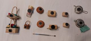 Imanes nevera comida miniatura