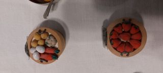 Imanes nevera comida miniatura