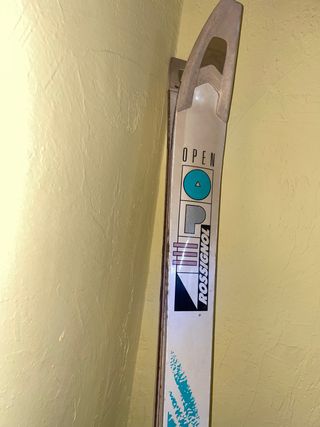 Esquís Rossignol Open 2pares y palos todo incluido