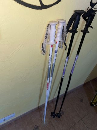 Esquís Rossignol Open 2pares y palos todo incluido