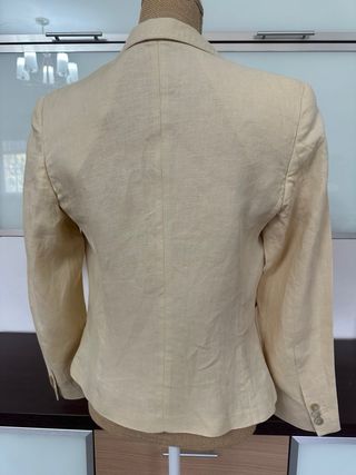 Chaqueta blazer Max Mara lino beige