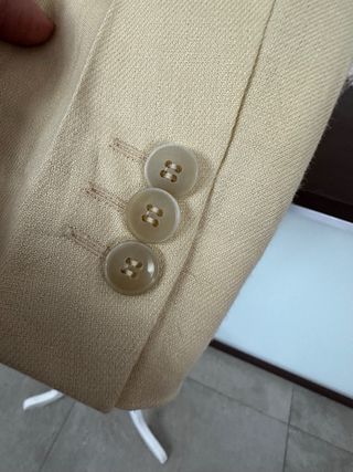 Chaqueta blazer Max Mara lino beige