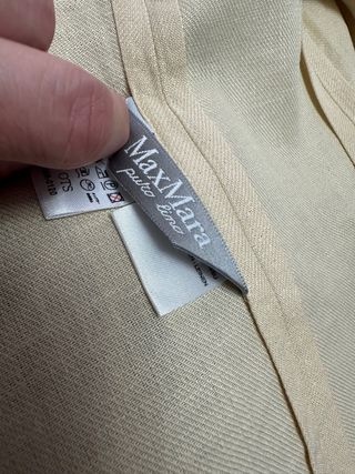 Chaqueta blazer Max Mara lino beige