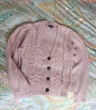 Cárdigan rosa Talla S