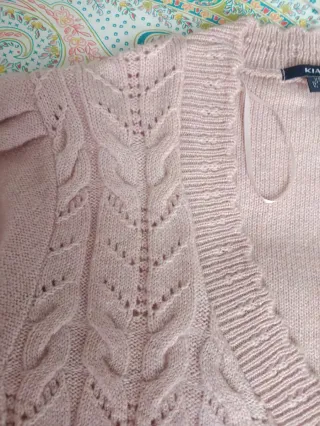 Cárdigan rosa Talla S