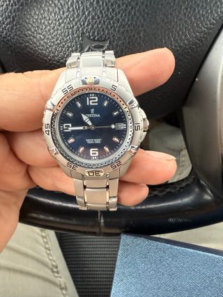 Reloj Festina Azul y Plateado