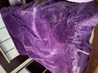 Manta Gruesa Borreguillo Morado