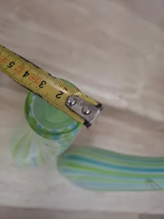 Juego de 2 jarrones de cristal