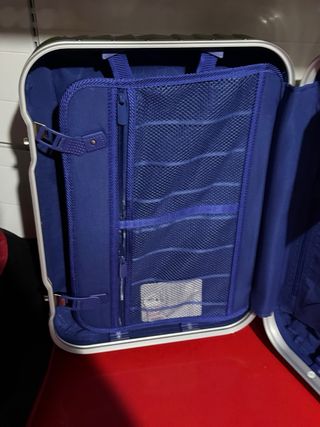 Trolley da cabina verde e argento