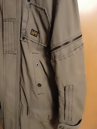 Abrigo Parka G-Star Raw largo. Talla M.