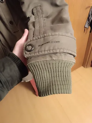 Abrigo Parka G-Star Raw largo. Talla M.